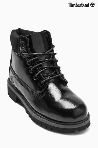 Black Timberland&reg; Patent Premium Boot